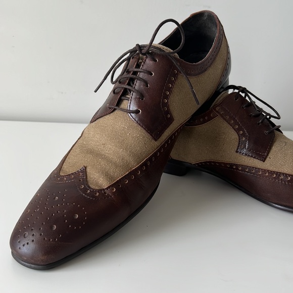 From London! Size 45 Dune shoes. Great condition. Two tone oxfords! Funky style! main image 9